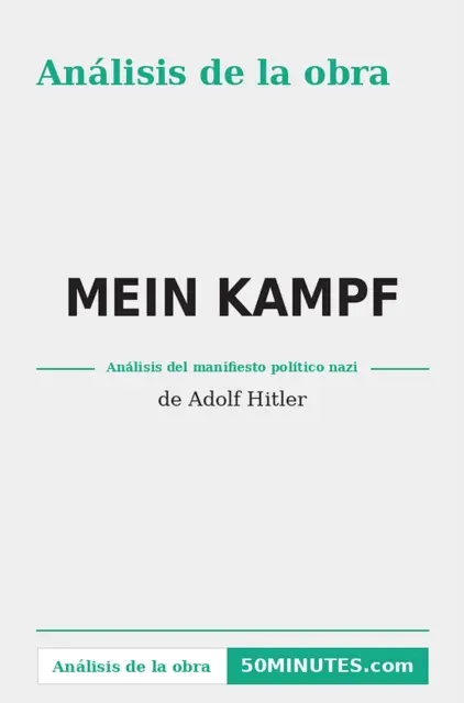 Johanne Morrhaye, Julien Noel - Mein Kampf de Adolf Hitler (Analisis de la obra), E-bok. Tillgänglighet: Lägg i varukorg