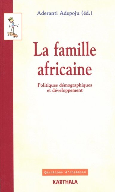 Aderanti Adepoju - La famille africaine, E-bok