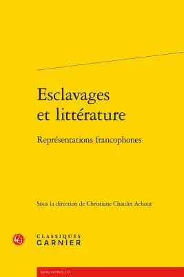 Christiane Chaulet Achour - Esclavages Et Littérature: Représentations Francophones, Häftad. Tillgänglighet: Tillfälligt slut