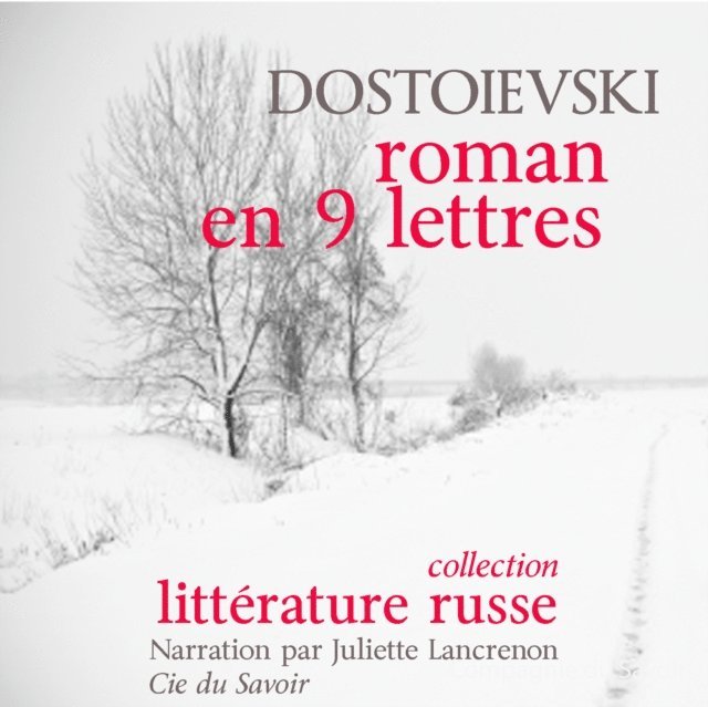 Dostoievski - Un roman en neuf lettres, Ljudbok