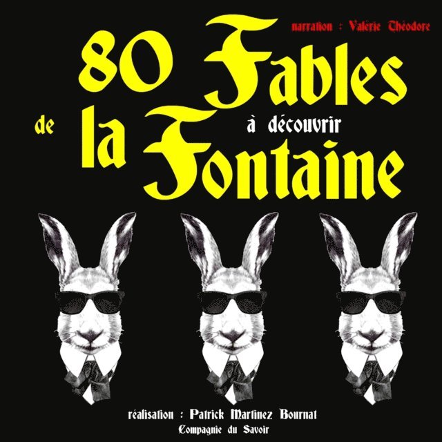 Fontaine - 80 fables de La Fontaine à découvrir, Ljudbok