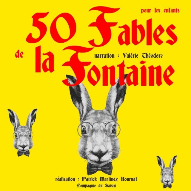 Fontaine - 50 fables pour les enfants, Ljudbok
