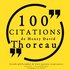100 citations de Henry David Thoreau