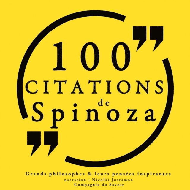 Spinoza - 100 citations de Spinoza, Ljudbok