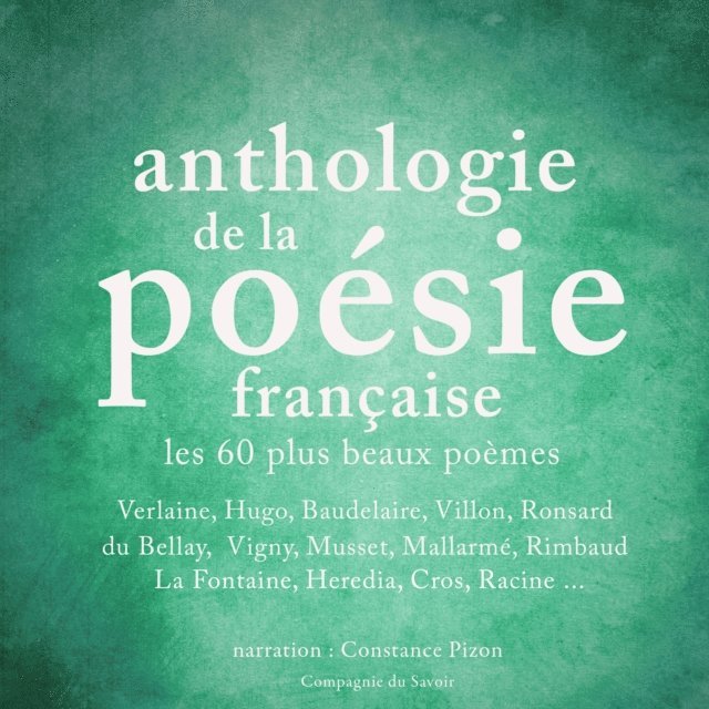Various - Anthologie de la poésie française, Ljudbok