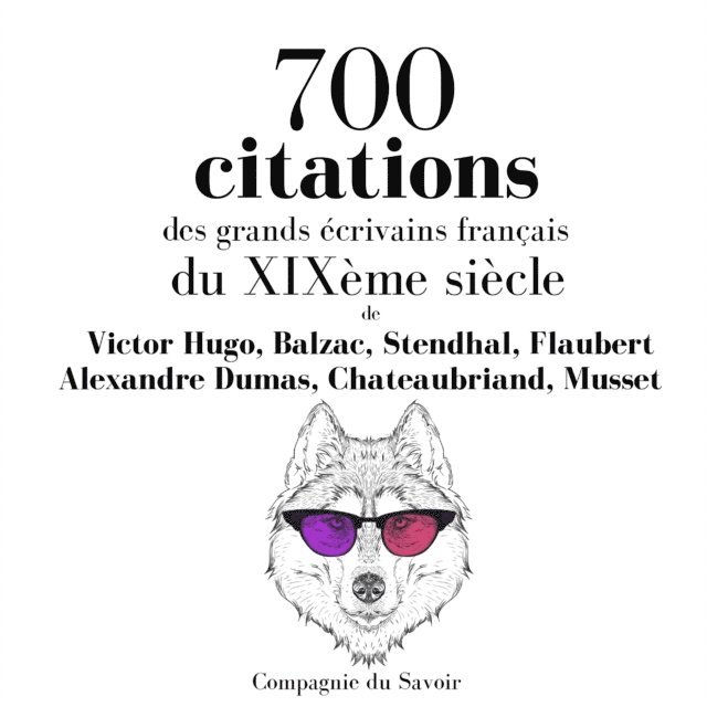 Chateaubriand, Stendhal, Flaubert, Musset, Balzac, Dumas, Hugo - 700 citations des grands écrivains français du XIXème siècle, Ljudbok