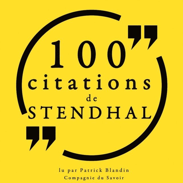 Zweig - 100 citations de Stendhal, Ljudbok