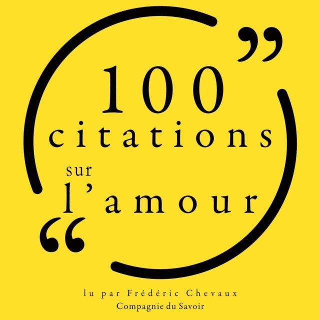 translators - 100 citations sur l'amour, Ljudbok