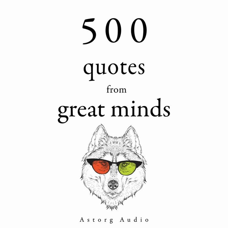 Charles Baudelaire, Dalai Lama, Lao Zi, Martin Luther King, Carl Jung - 500 Quotes from Great Minds, Ljudbok