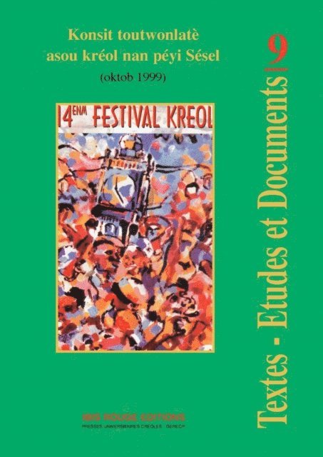 Jean Bernabe, Collectif - Textes  – Etudes et documents 9, E-bok
