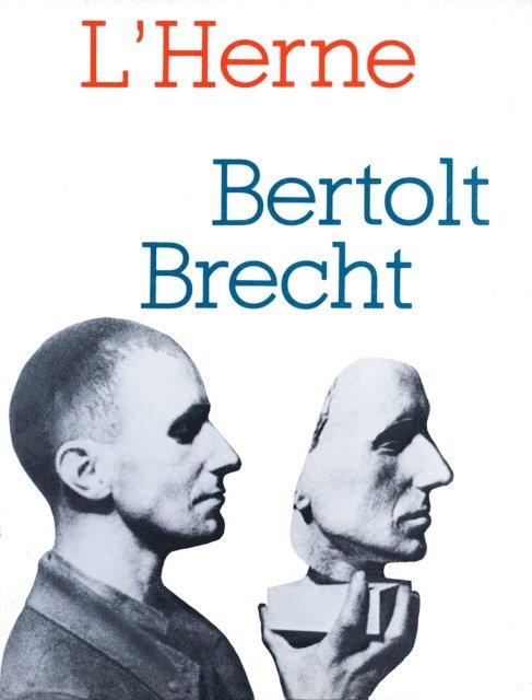 Jean-Francois Peyret, Bernard Bort - Cahier de L'Herne n° 35 : Brecht 1, E-bok