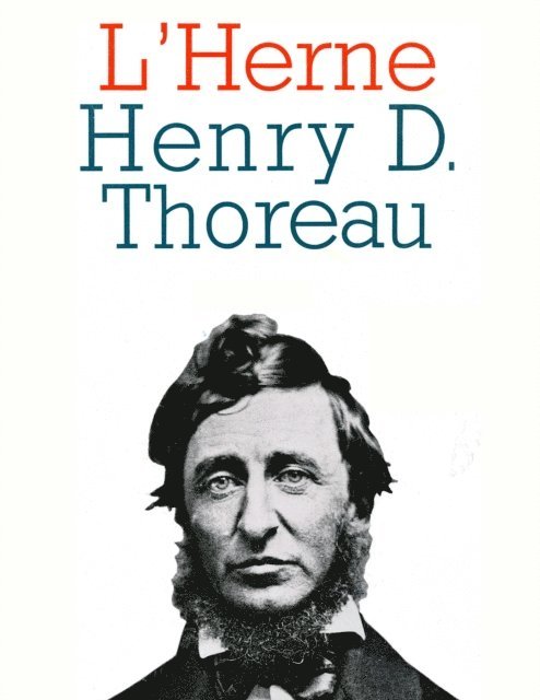 Michel Granger - Cahier de L'Herne n° 65 : Henry D. Thoreau, E-bok