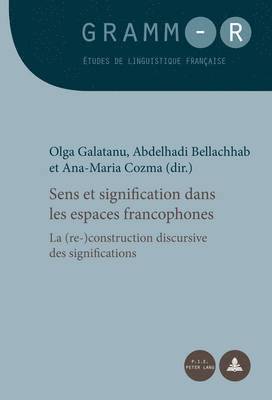 Dan Van Raemdonck, Olga Galatanu, Bellachhab Abdelhadi, Ana-Maria Cozma - Sens Et Signification Dans Les Espaces Francophones, Häftad