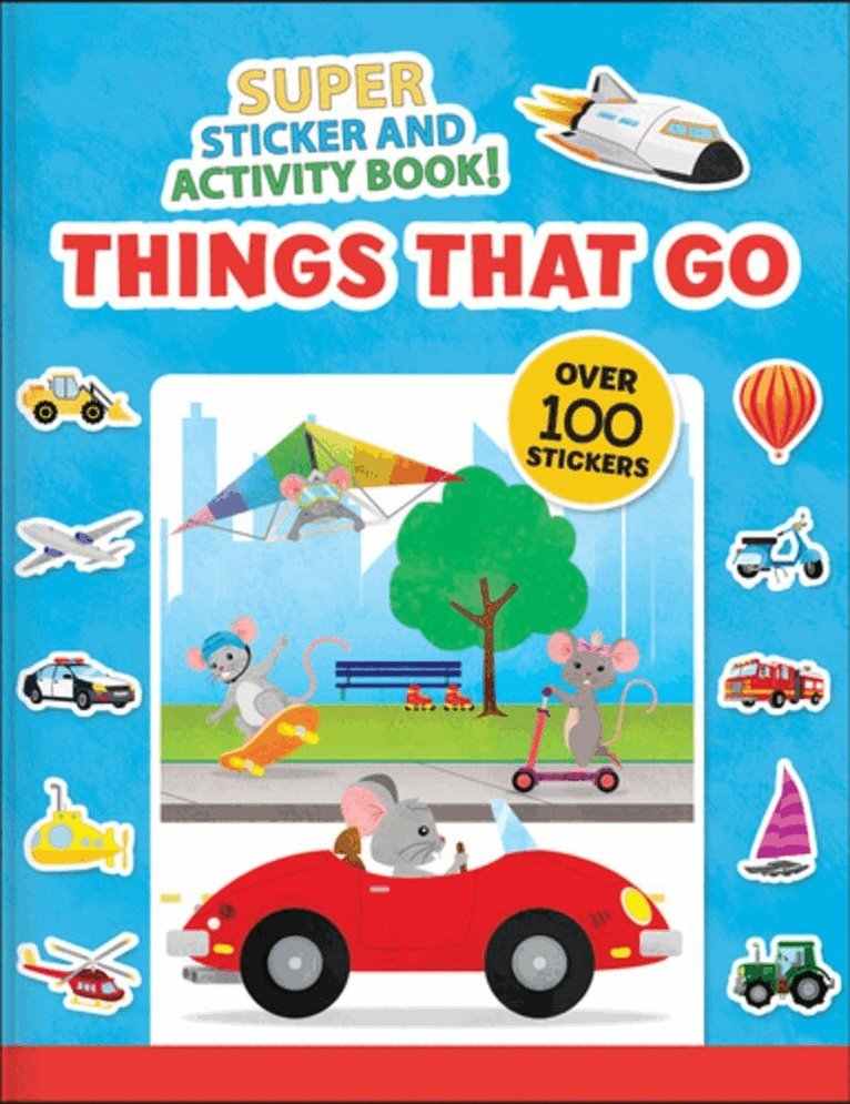 Crackboom! Books - My Sticker and Activity Book: Things That Go, Häftad