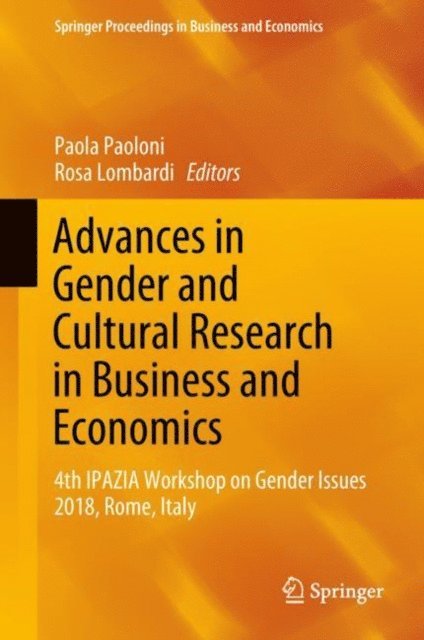 Rosa Lombardi, Paola Paoloni - Advances in Gender and Cultural Research in Business and Economics, E-bok
