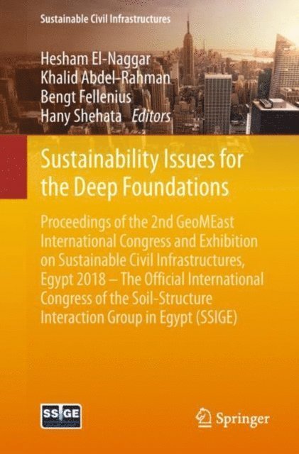 Hany Shehata, Bengt Fellenius, Khalid Abdel-Rahman, Hesham El-Naggar - Sustainability Issues for the Deep Foundations, E-bok