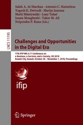 Challenges and Opportunities in the Digital Era
