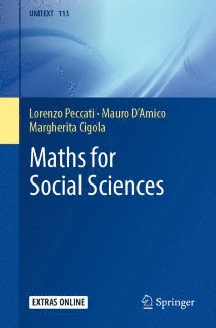 Margherita Cigola, Mauro D'Amico, Lorenzo Peccati - Maths for Social Sciences, E-bok