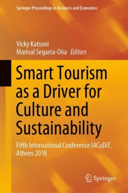 Marival Segarra-Ona, Vicky Katsoni - Smart Tourism as a Driver for Culture and Sustainability, E-bok
