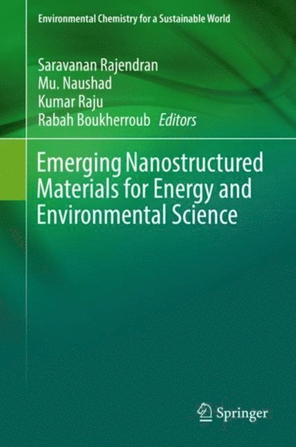Rabah Boukherroub, Kumar Raju, Mu. Naushad, Saravanan Rajendran - Emerging Nanostructured Materials for Energy and Environmental Science, E-bok