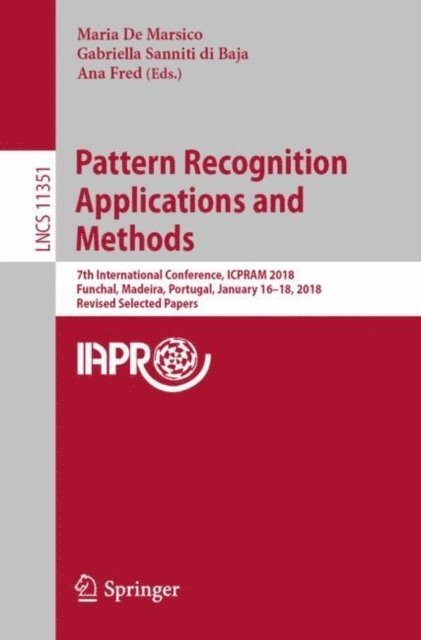 Ana Fred, Gabriella Sanniti di Baja, Maria De Marsico - Pattern Recognition Applications and Methods, E-bok