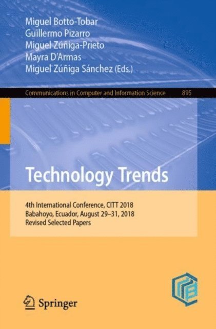 Miguel Zuniga Sanchez, Mayra D'Armas, Miguel Zuniga-Prieto, Guillermo Pizarro, Miguel Botto-Tobar - Technology Trends, E-bok