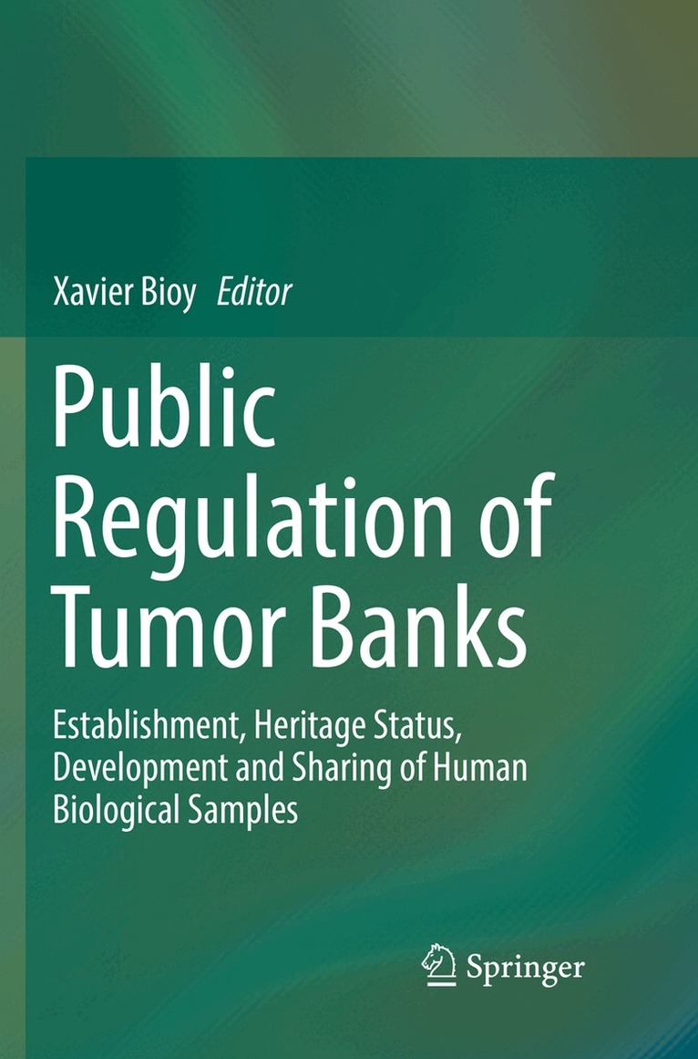 Public Regulation of Tumor Banks
