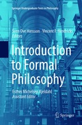 Introduction to Formal Philosophy