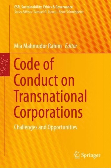 Mia Mahmudur Rahim - Code of Conduct on Transnational Corporations, E-bok