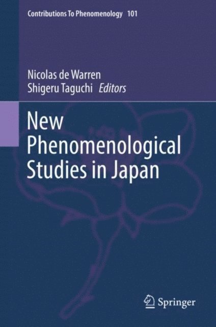 Shigeru Taguchi, Nicolas de Warren - New Phenomenological Studies in Japan, E-bok
