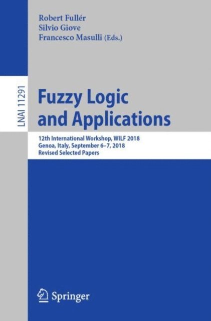 Francesco Masulli, Silvio Giove, Robert Fuller - Fuzzy Logic and Applications, E-bok