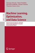 Machine Learning, Optimization, and Data Science