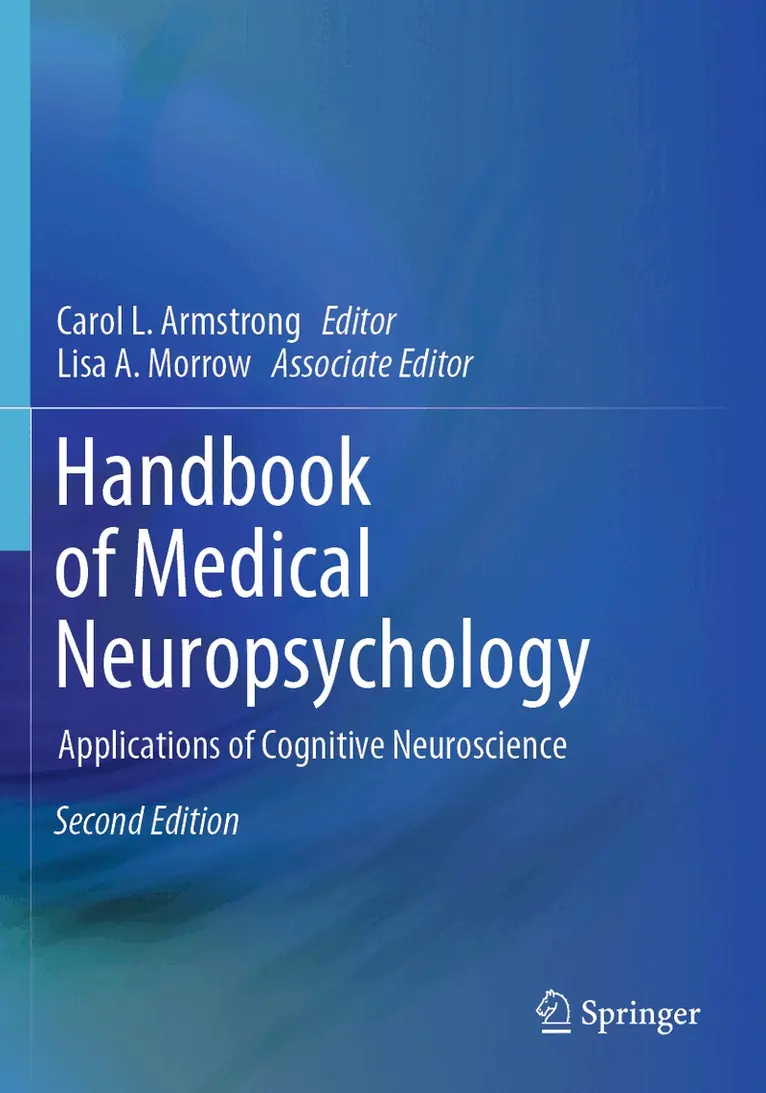 Carol L. Armstrong, Lisa A. Morrow - Handbook of Medical Neuropsychology, Häftad. Tillgänglighet: Lägg i varukorg