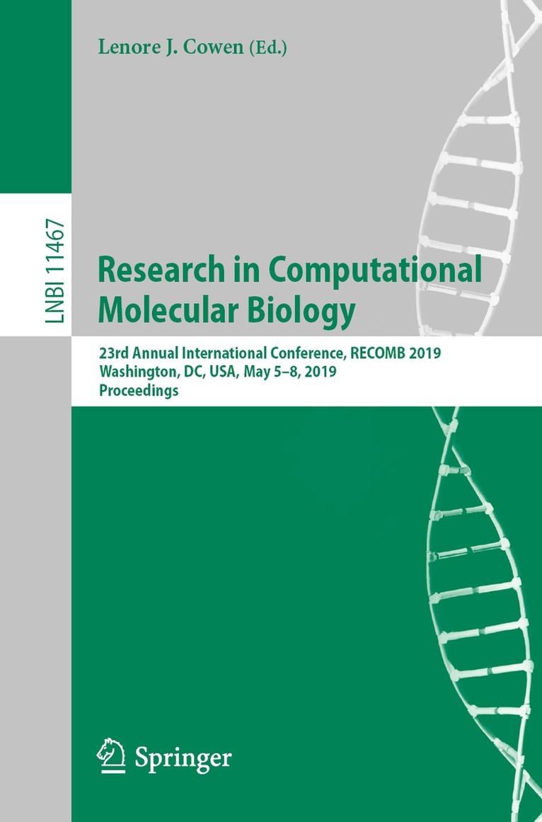 Lenore J. Cowen - Research in Computational Molecular Biology, Häftad