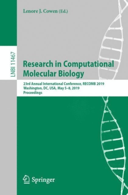 Lenore J. Cowen - Research in Computational Molecular Biology, E-bok