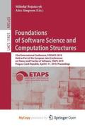 Foundations of Software Science and Computation Structures : 22nd International Conference, FOSSACS 2019, Held as Part of the European Joint Conferenc
