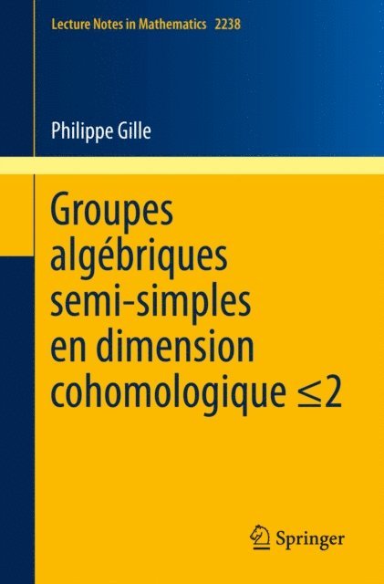 Philippe Gille - Groupes algébriques semi-simples en dimension cohomologique ≤2, E-bok