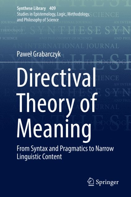 Pawel Grabarczyk - Directival Theory of Meaning, E-bok