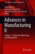 Advances in Manufacturing II