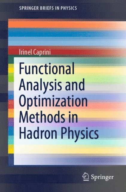 Irinel Caprini - Functional Analysis and Optimization Methods in Hadron Physics, E-bok