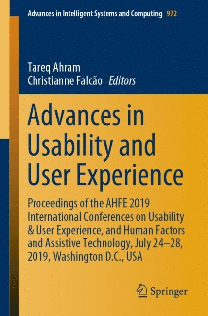 Christianne Falcao, Tareq Ahram - Advances in Usability and User Experience, E-bok
