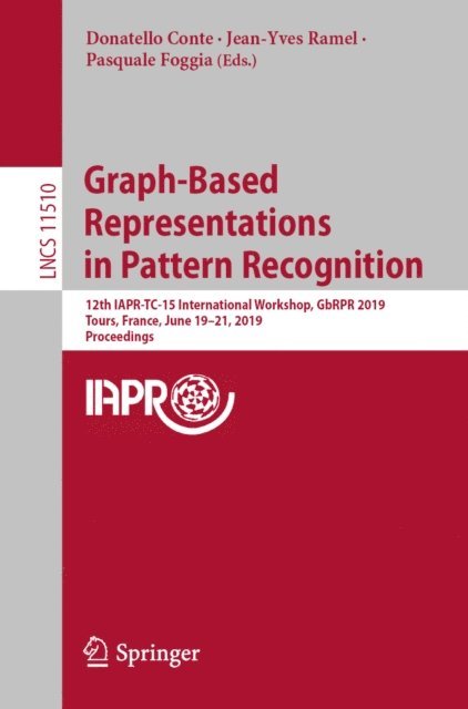 Pasquale Foggia, Jean-Yves Ramel, Donatello Conte - Graph-Based Representations in Pattern Recognition, E-bok