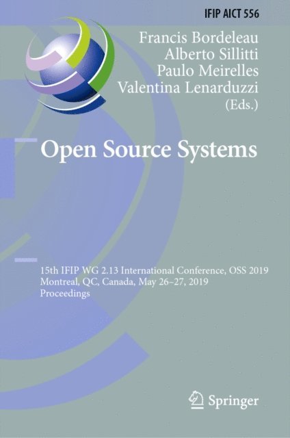Valentina Lenarduzzi, Paulo Meirelles, Alberto Sillitti, Francis Bordeleau - Open Source Systems, E-bok