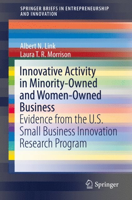 Laura T. R. Morrison, Albert N. Link - Innovative Activity in Minority-Owned and Women-Owned Business, E-bok