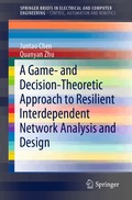 Game- and Decision-Theoretic Approach to Resilient Interdependent Network Analysis and Design