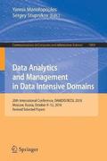 Data Analytics and Management in Data Intensive Domains