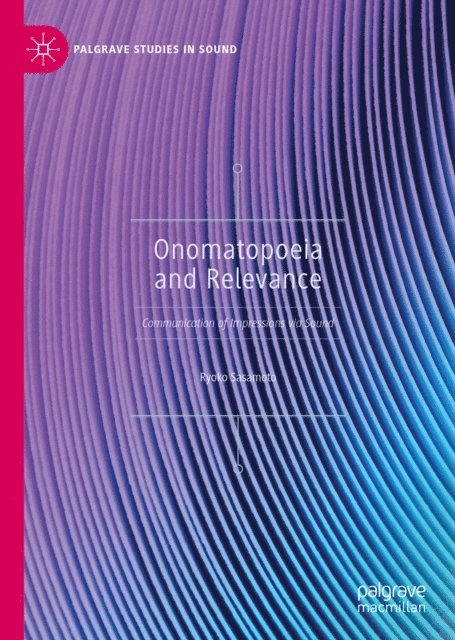 Ryoko Sasamoto - Onomatopoeia and Relevance, E-bok