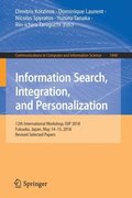 Information Search, Integration, and Personalization