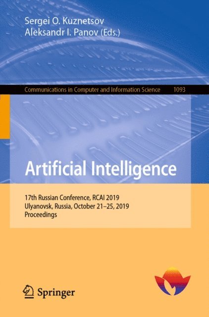 Aleksandr I. Panov, Sergei O. Kuznetsov - Artificial Intelligence, E-bok