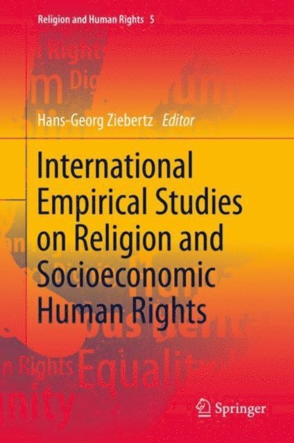 Hans-Georg Ziebertz - International Empirical Studies on Religion and Socioeconomic Human Rights, E-bok